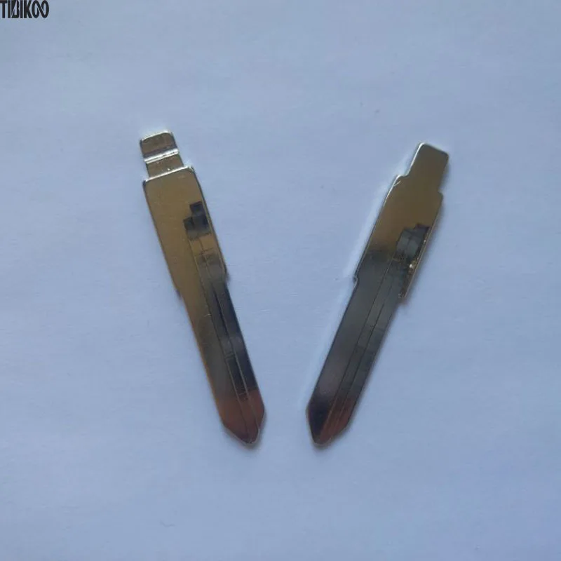 10PCS 01# Replacement Car Key Blade For VW Volkswagen Golf Santana Jetta For Audi 100 HU49 Blank Key Uncut Blade middle Groove