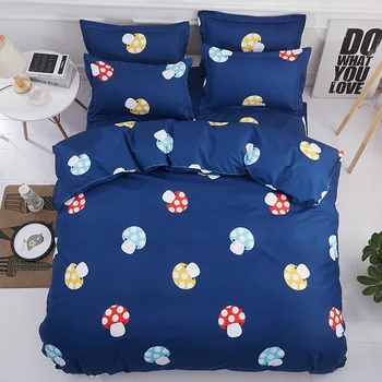 

Quality Aloe Vera Cotton Print Four-piece Twill Cartoon Series Children's Bedding Set Garden Wind Sheet AB Face Quilt Cover