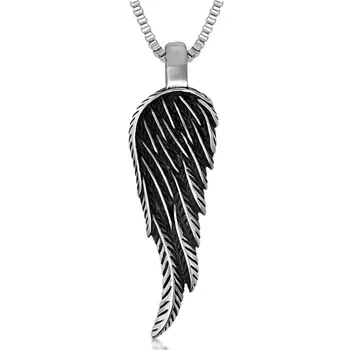 

10pcs Vintage Punk Necklace Angel Wings Pendants Rock Biker Retro Necklace For Men Women Jewelry Stores