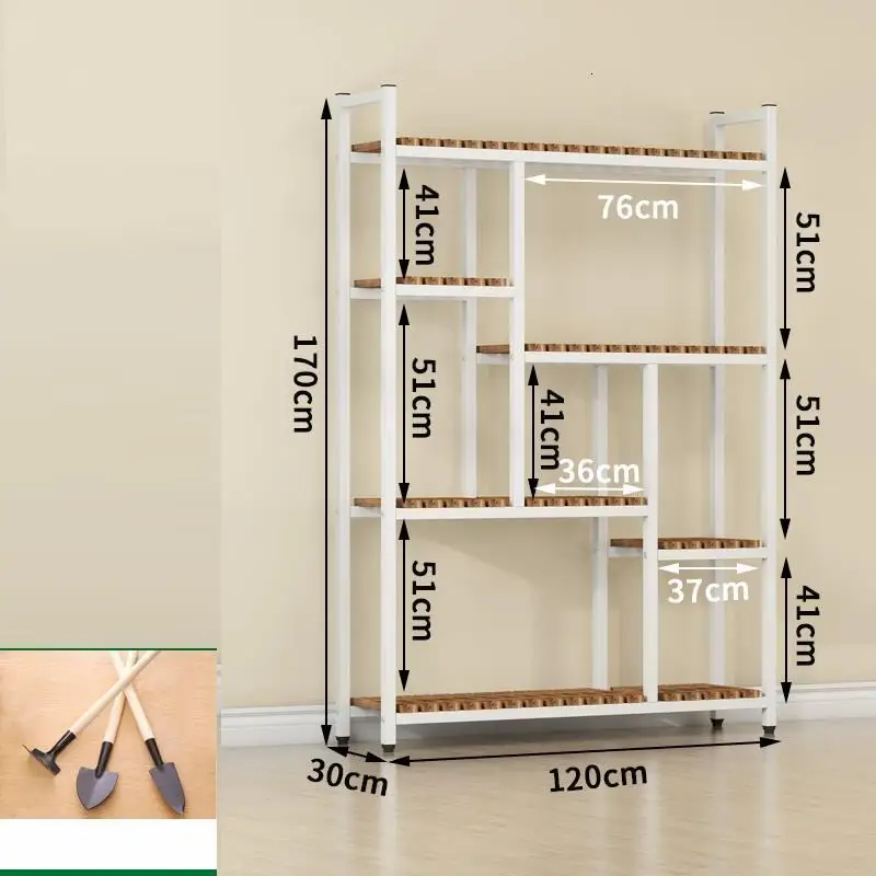 Estanteria Жардин Estante Para Plantas садовые полки для лестницы Dekoration балкон Цветочная стойка Stojak Na Kwiaty полка для растений - Цвет: Version D