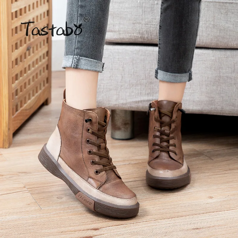 Boots Female women shoes Ankle 2020 Autumn British Wind Genuine Leather Thick With Short Boots Motorcycle Martin shoes S5661 Boots Female women shoes Ankle 2020 Autumn British Wind Genuine Leather Thick With Short Boots Motorcycle Martin shoes S5661