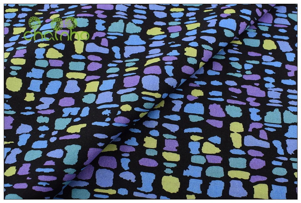 8 шт./лот, простая хлопковая ткань, Лоскутная Ткань, синяя Цветочная серия, ручная работа, рукоделие и шитье, подушка, сумка, текстильный материал