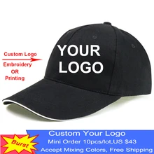 Snapback шапки бейсболки без надписи индивидуальные сетчатые кепки хип-хоп логотип печать взрослых Шляпы повседневные остроконечные шляпы 10 шт./партия