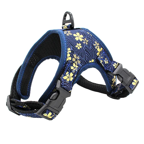 Navy Dog Harness Жилетка для собак из ткани Оксфорд, взрывобезопасная шлейка для маленьких и средних собак, французский бульдог, регулируемые шлейки dresspet - Цвет: Navy Dog Harness
