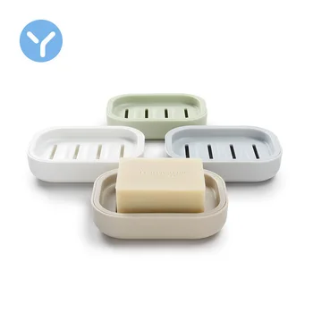 

MacBook Ya Soap Dish with Water Draining Double Layer Soap Holder According to Meters A- Life PP Plastic Handmade Soap Box