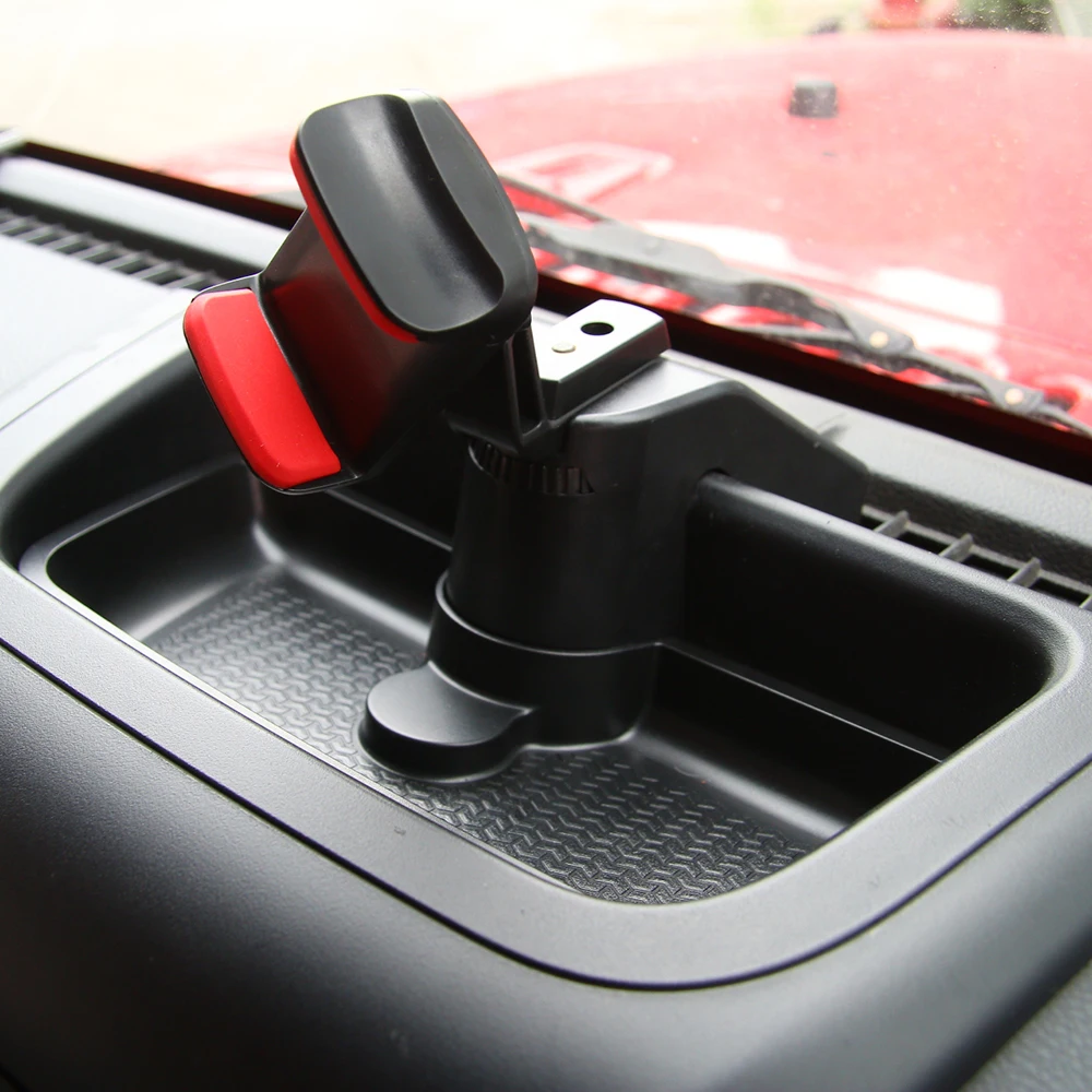 Cell Phone Holder Car Mount Rotatable Phone Mount for Jeep Wrangler JK 2012- Auto Accessories