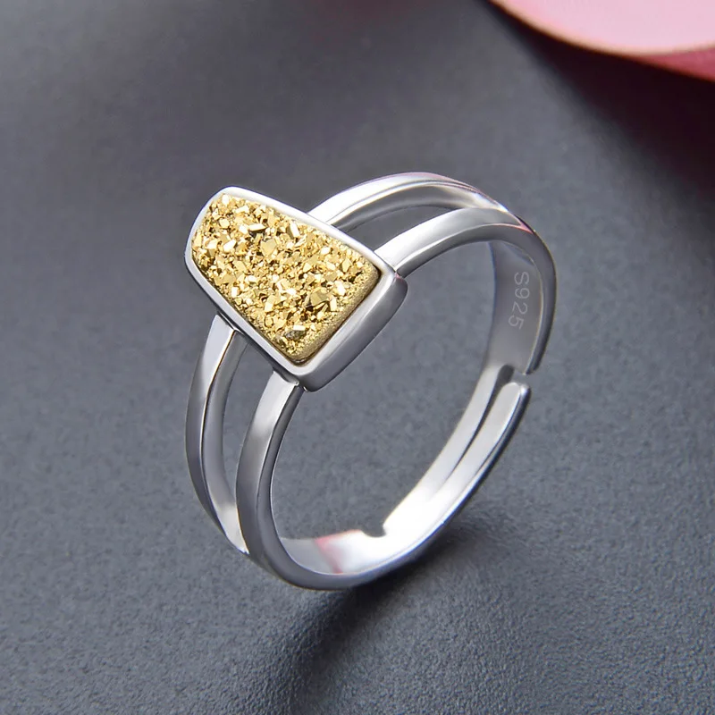 Bague Ringen, Женские аксессуары, корейский стиль, кольца, новинка, S925, чистое серебряное кольцо с кристаллом для женщин, популярное, лаконичное ювелирное изделие, подарок