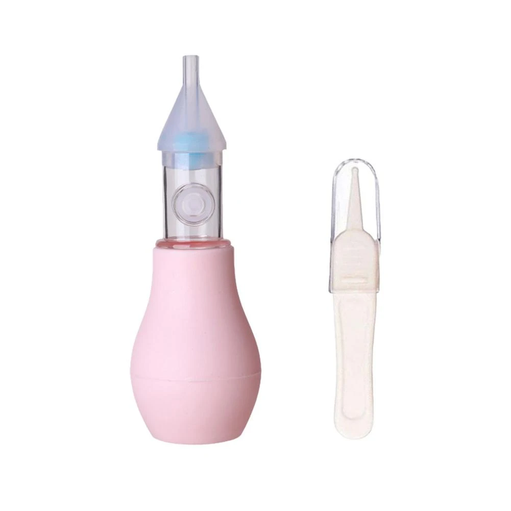 Succionador Nasal de silicona para bebé, jeringa de oreja, aspirador Nasal  con pinzas de limpieza Nasal para aliviar la congestión Nasal|Aspirador  nasal| - AliExpress