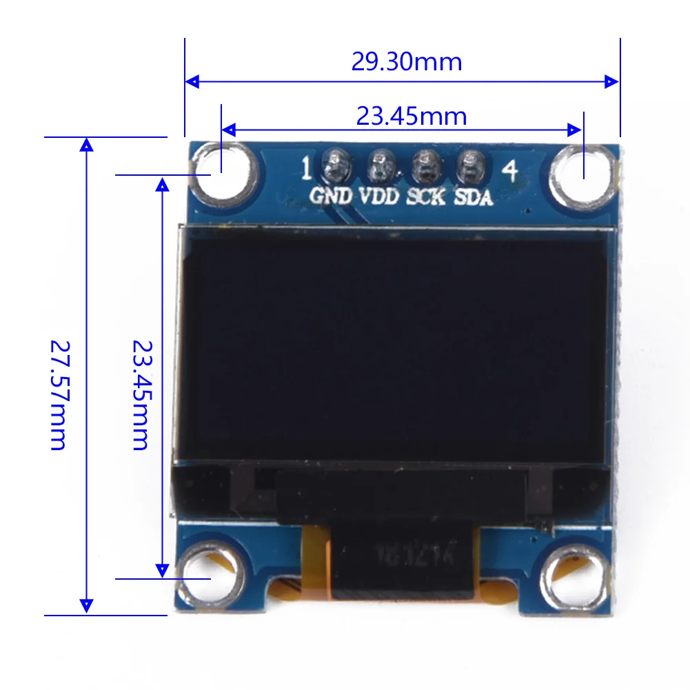 DC3.3V-5V OLED ЖК-дисплей модуль разрешение платы IEC IIC интерфейс компоненты