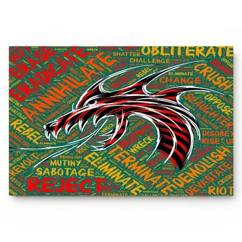 

Dragon Comic English AlphabetDoor Mats Home Supplies Bedroom Kitchen Bathroom Door Anti-slip Mat