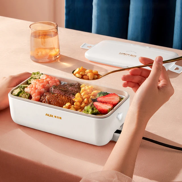 Youpin LIFE ELEMENT Electric Heating Lunch Box Wireless Portable  Rechargeable Lunch Box 1L 2200mAh Food Insulation