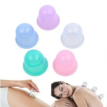 

Silicone Vacuum Cupping Ventosas Massage Helper Anti Cellulite Vacuum Silicone Cupping Cans Chinese Suction Cups Health Care