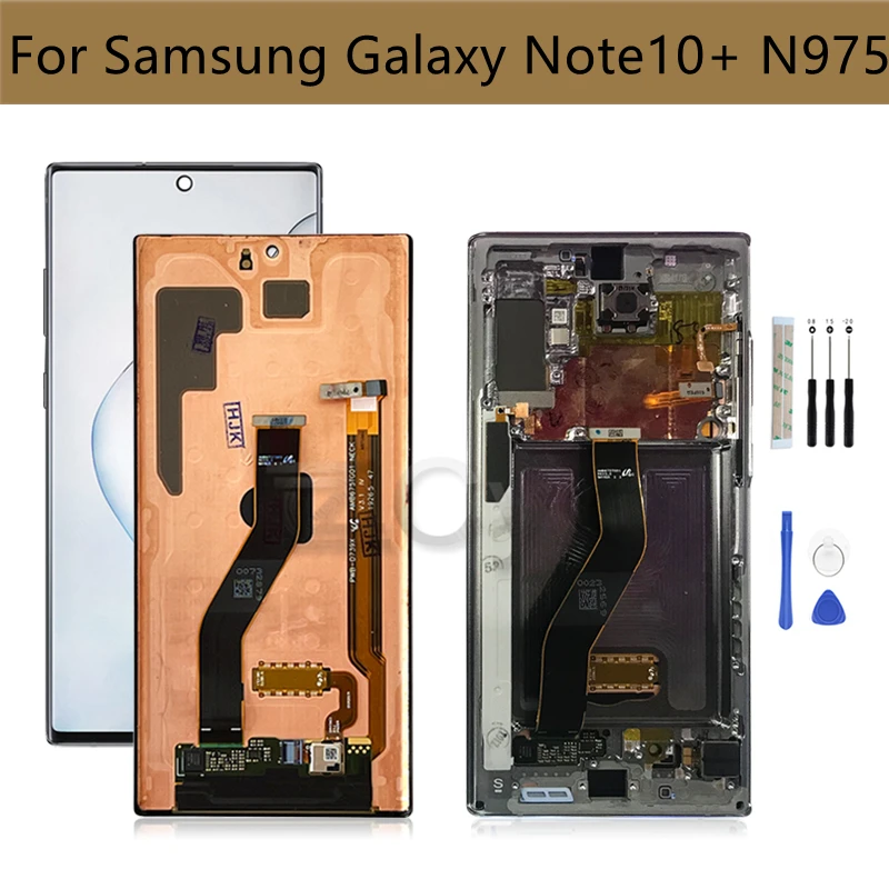 

For Samsung Galaxy Note 10 Plus LCD Display Touch Screen Digitizer Assembly N975F N975W G975U For Samsung Note 10+ Display