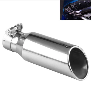 

General Purpose Automotive Exhaust Muffler Tip Round Stainless Steel Pipe Exhaust Exhaust Muffler Car Accessories