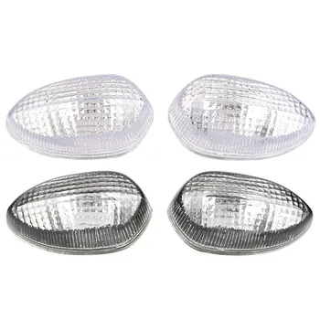 

e-Mark For Yamaha YZF R1 02-06 & YZF R6 03-05 & FZ6 04-09 (EU) Front Turn Signals Indicator Light Lamp Blinker Lens Cover Shell