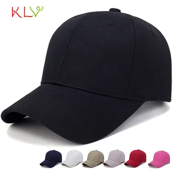 

Baseball Cap Retro Sun Hat for Men Women Black Big Size Plain Curved Sun Visor Hats Summer Sport Fashion Adjustable Caps Outdoor