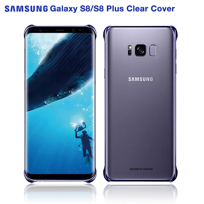 100% Оригинальный чехол для телефона Samsung Galaxy S8 + Plus G9550 SM G9 G955 GALAXY Прозрачный жесткий