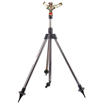 

Tripod Impulse Sprinkler Pulsating Telescopic Watering Lawn Yard And Garden Spray Nozzle Connector Rocker Arm Garden Irrigation