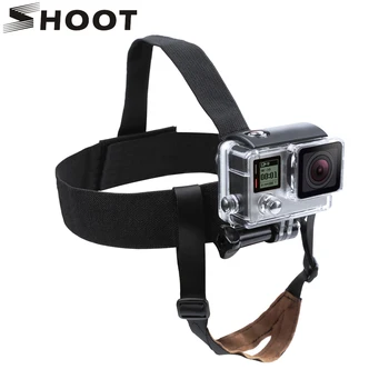 

SHOOT Nylon Head Strap for GoPro Hero 7 6 5 4 Session SJCAM Yi Lite 4K+ Camera with Chin Belt Mount Strap For Go Pro 7 Accessory