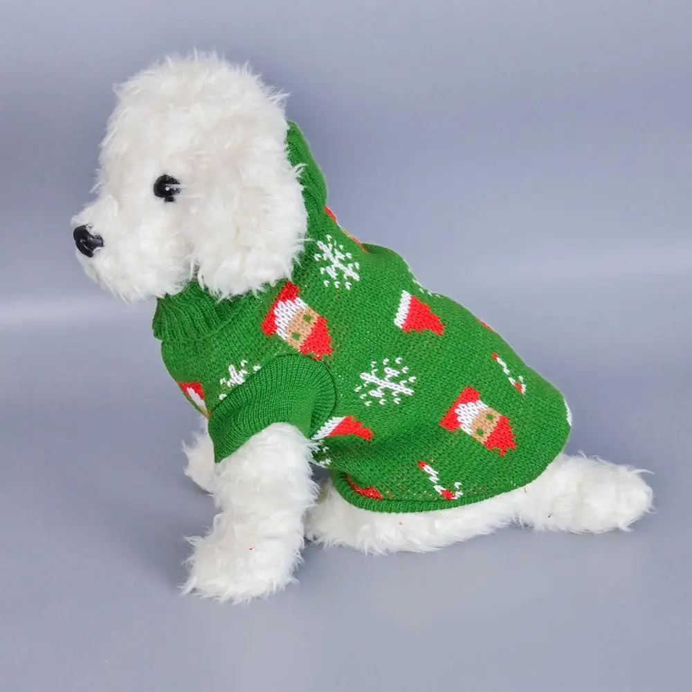 Рождественская Одежда для собак Одежда для питомца одежда для маленьких ...