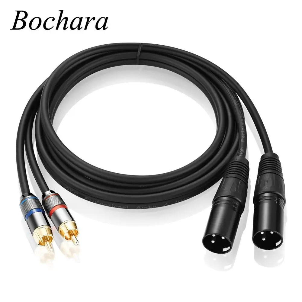Кабель Bochara со штекером 2RCA и двумя штекерами XLR 1 5 м|Кабели VGA| |