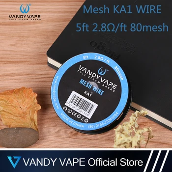 

1/3/5pcs Original Vandy Vape Mesh Wire KA1 80mesh 5ft 2.8ohm Core Wire for Electronic Cigarette Mesh RDA Atomizer