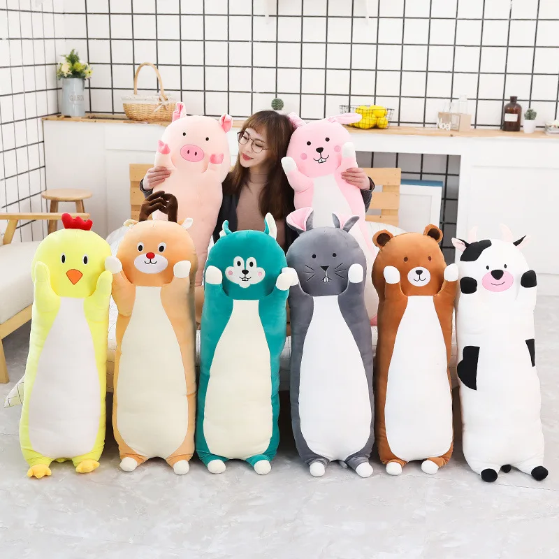 

Cartoon down Cotton Software Animal Throw Pillow GIRL'S Holded zhang tiao zhen Plush Toys Pillow Wholesale