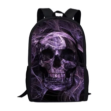 

Young People School Bags Cool Skull Printing Men School Backpack for Boys Fashion Satchel Schoolbag Boy Backpack