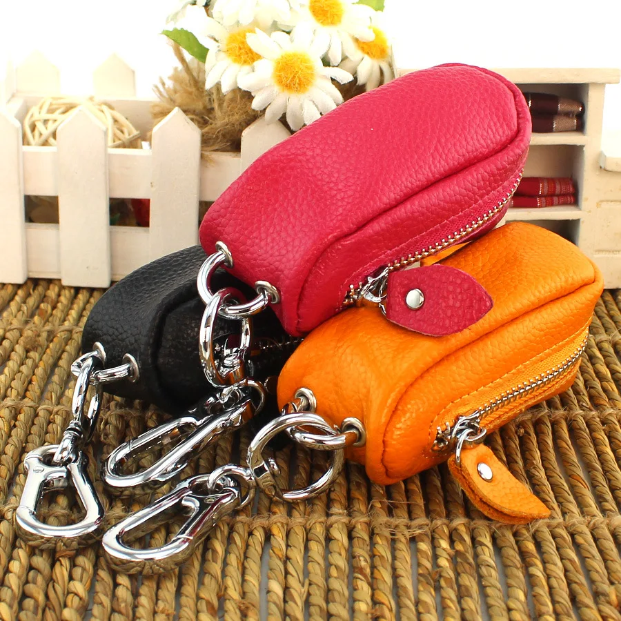 

Cowhide Key Car for Both Men And Women Couples BEEKING-Nappa Leather Keychain