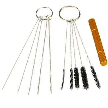 

Airbrush Cleaning Kit With 5 pc Cleaning Needles, 5 pc Brushes , 1 Wash Needle Airbrush Cleaner Body Painting Tattoo Accessories