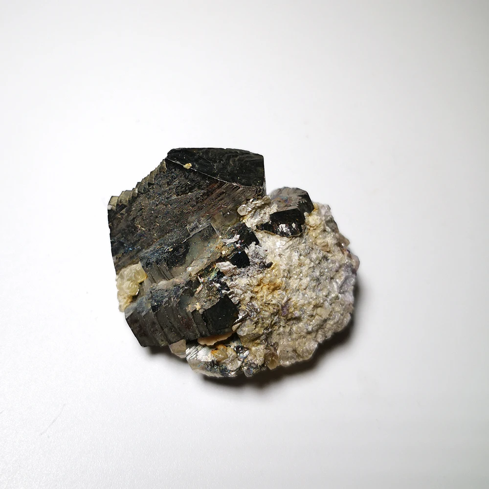 63g New natural stone and quartz Arsenopyrite ore specimen crystal F1