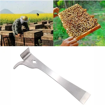 

Bee Hive Scraper Stainless Steel Thumb Type Bee Honey Knife Beekeeping Bee Scraper Cut Multifunction Bee Tools