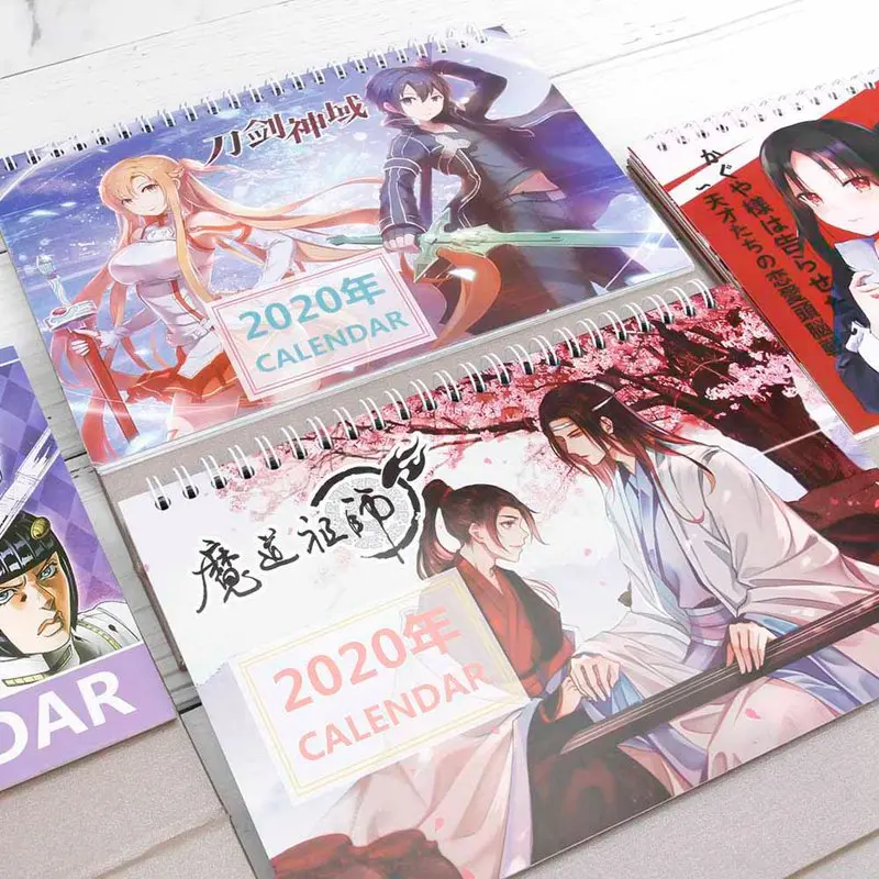 2020 аниме MoDaoZuShi Kaguya sama: Love Is War Sword Art настольный календарь настольные календари