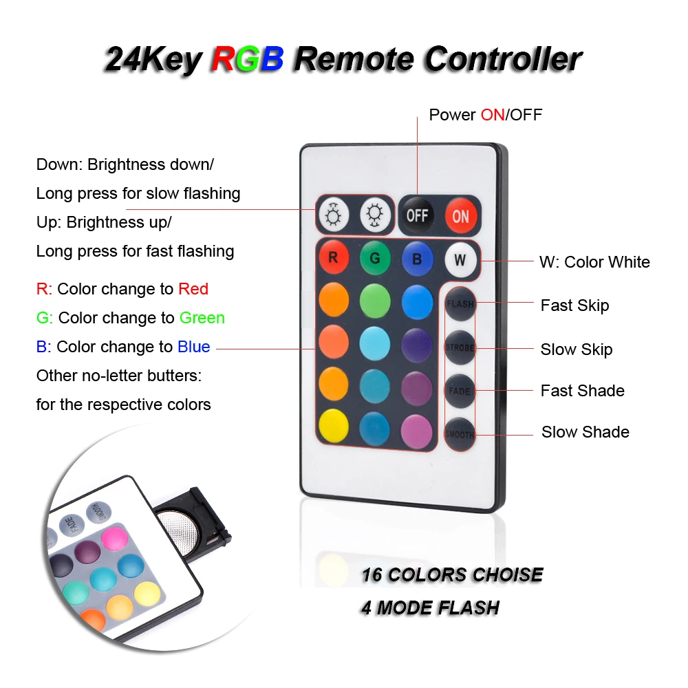 Водонепроницаемая светодиодная RGB лампа для аквариума погружная балка 46 см