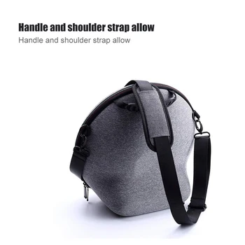 

Durable With Zipper Carrying Bag Case Bluetooth Speaker Shockproof Grey Portable Anti Scratch EVA For Harman Kardon Onyx Studio