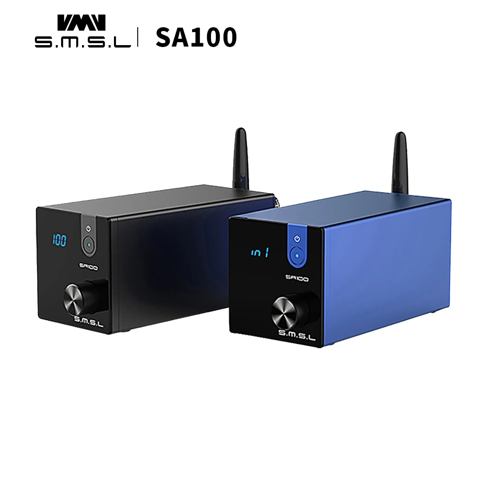 SMSL SA100 усилитель звука bluetooth 50 Вт + TPA3116D2 мощности цифровой Hi Fi аудио стерео