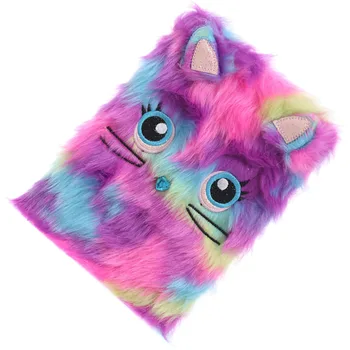 

1Pc Notebook Practical Writing Pad Scrapbook Students Supplies Plush Notebook for Home