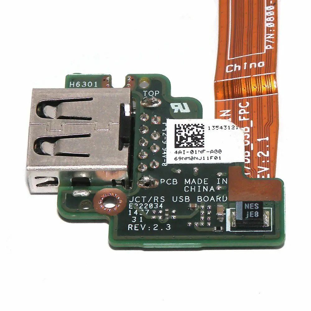 Circuito E Cavo Della Porta Usb Jianglunnew Per Tablet Dell Venue 11 Pro 7130 7190