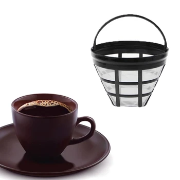 

Replacement Coffee Filter Reusable Refillable Basket Cup Style Brewer Tool U1JE