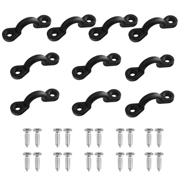 

10pcs Replacement Parts With Screws Lightweight Universal C Shape Nylon Boat Accessories Durable Kayak Handle Buckle Deck Rope