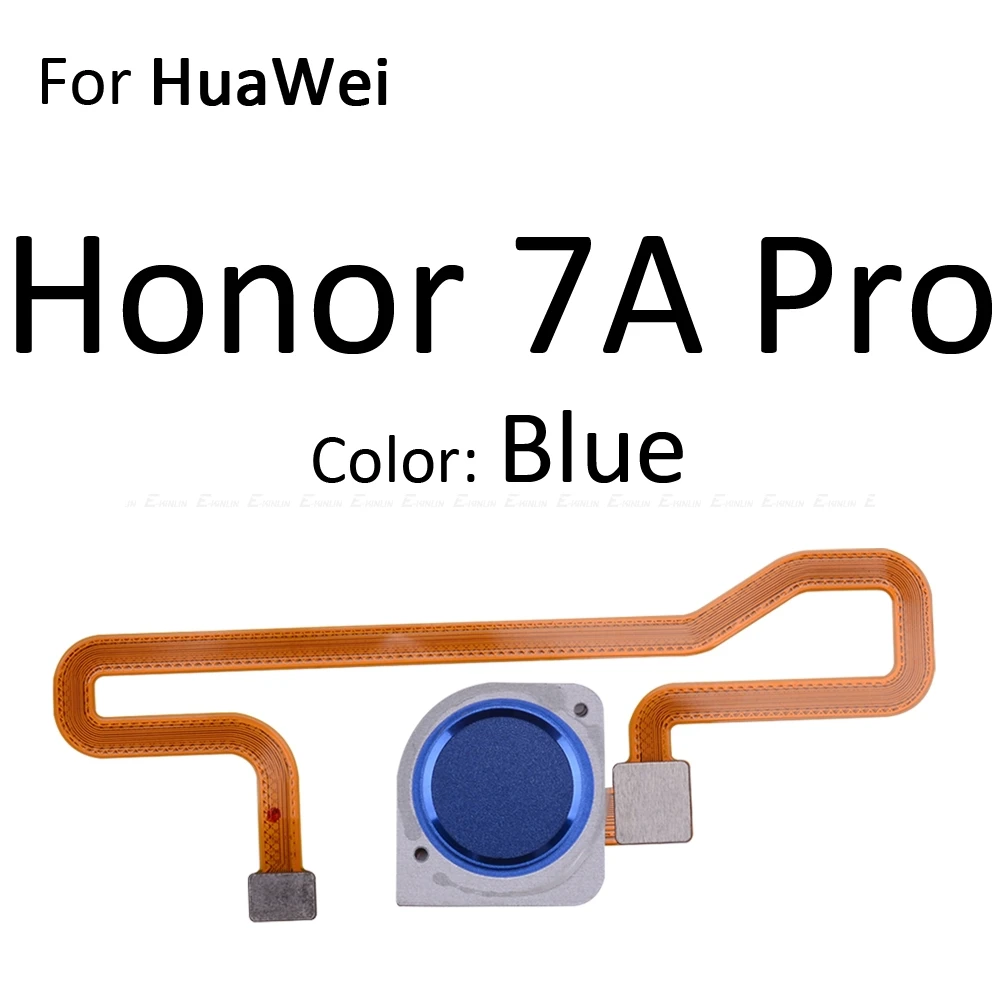 Сенсорный ID сканер отпечатков пальцев разъем гибкий кабель для HuaWei Honor Play 7X 7C 7A Pro Кнопка возврата дома ключ Замена части