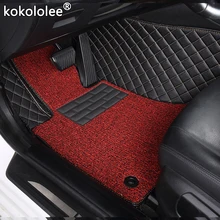 Пользовательские автомобильные коврики для Volkswagen все модели vw Passat Polo golf TIGUAN JETTA Touran Touareg EOS автомобильный Стайлинг авто коврик