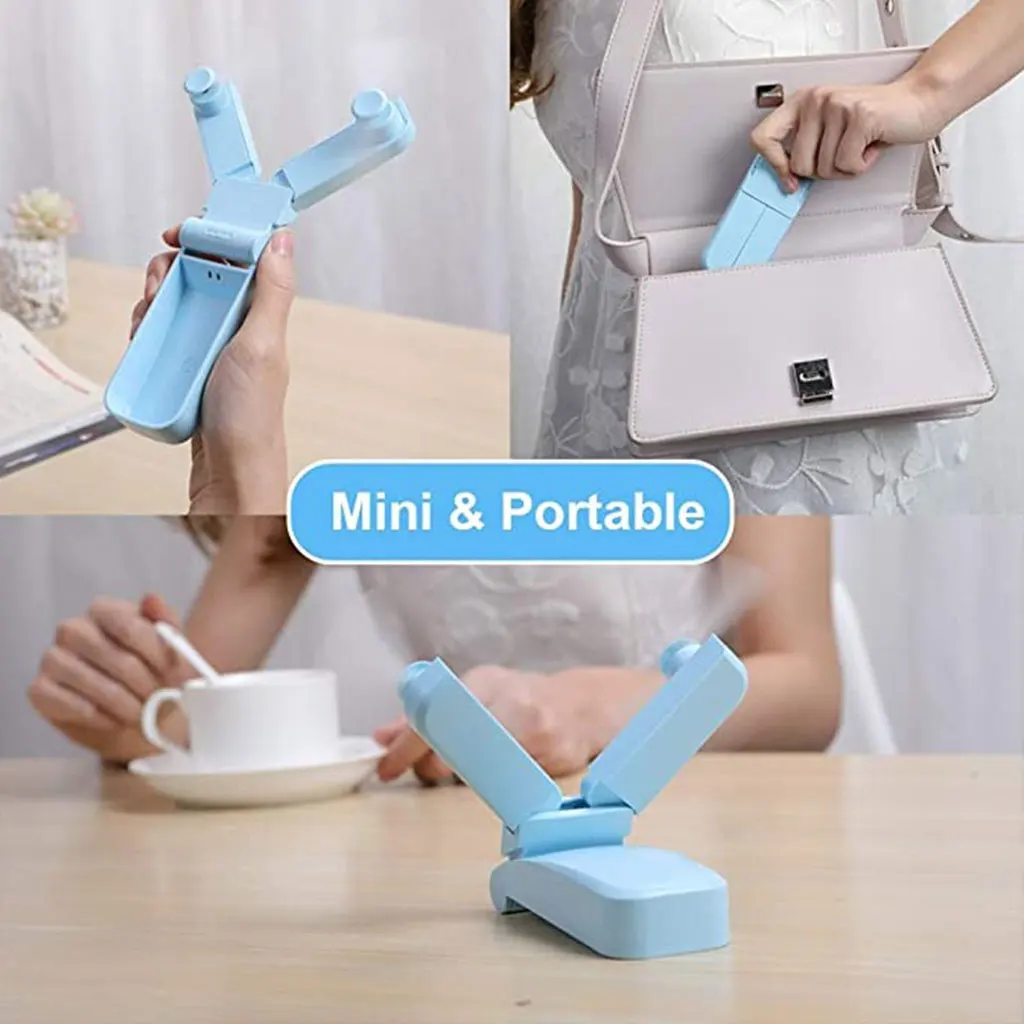 Mini Handheld Fan Portable Personal Fan Travel Fan Hand Fan USB Rechargeable Portable Hiking Fan