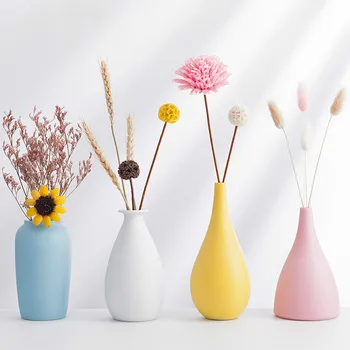 

The Nordic Small Vase Decoration Home Decoration Living Room TV Cabinet Creative Arrangements Stars Dried Ceramic Decoration