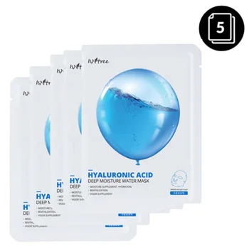 

Isntree Hyaluronic Acid Deep Moisture Water Mask 20g 5pcs Hyaluronic Acid Face Serum Anti-Aging Shrink Pore Whitening Skin Care