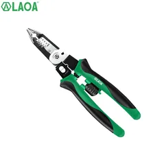 Pinze per elettricisti multifunzione LAOA pinze a becco lungo spellafili tagliacavi terminali a crimpare utensili manuali