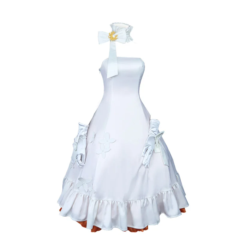 costumes Fate/Grand Order Fujimaru Ritsuka, карнавальный костюм, Symphony Concert, белое торжественное платье, женская одежда для ролевых игр, Высококачественная продукция - Цвет: costumes