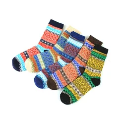 Wholesale High Grade Folk-Custom Style Wool Warm Winter Socks Men Socks Women