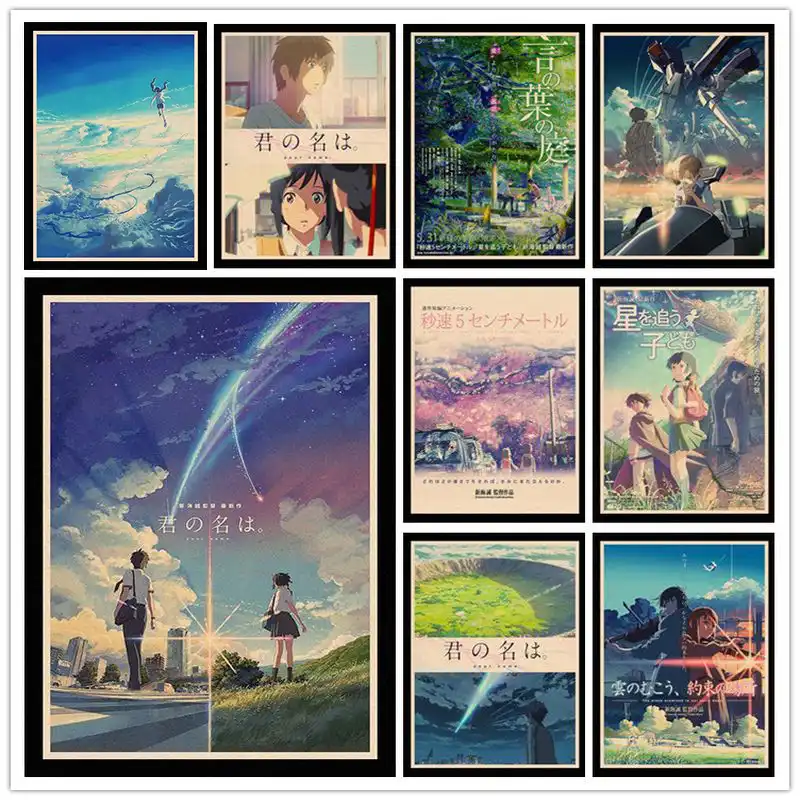 完璧なjl息子の天候 毎秒5センチメートル ヤンイェの裁判所 お名前 映画のポスター 壁画hba76 Wall Stickers Aliexpress 完璧なjl息子の天候 毎秒5センチメートル ヤンイェの裁判所 お名前 映画のポスター 壁画hba76 Wall Stickers Aliexpress