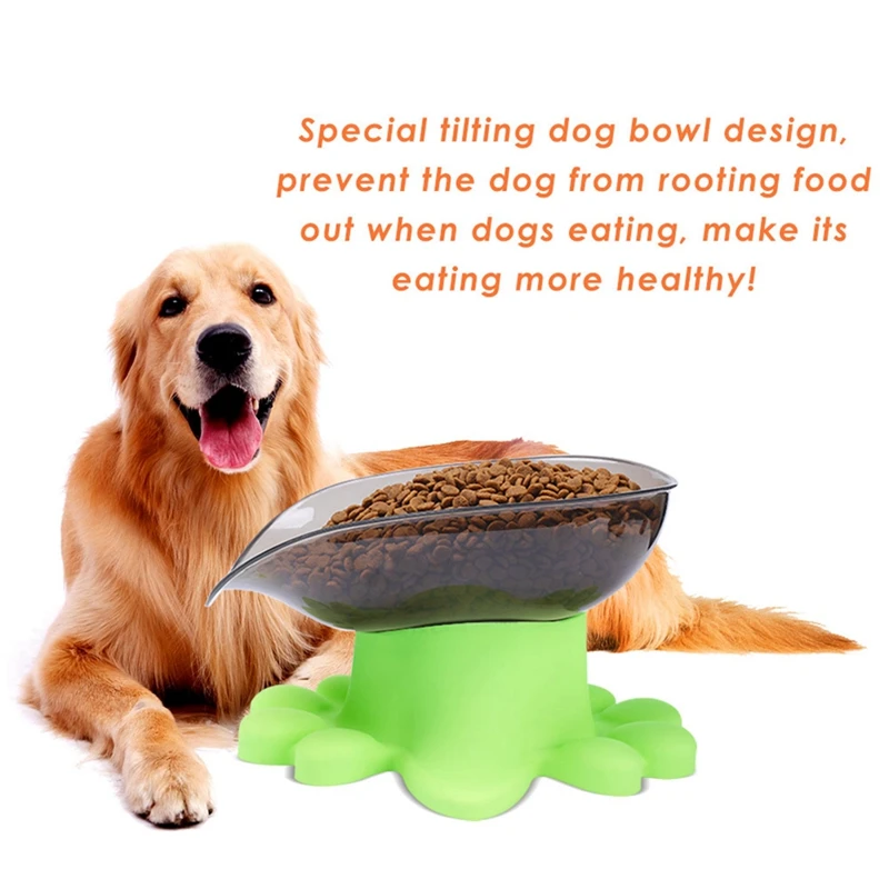 Повышенная миска для собак, пластиковая тарелка безопасная медленная чаша для легкой чистки больших собак
